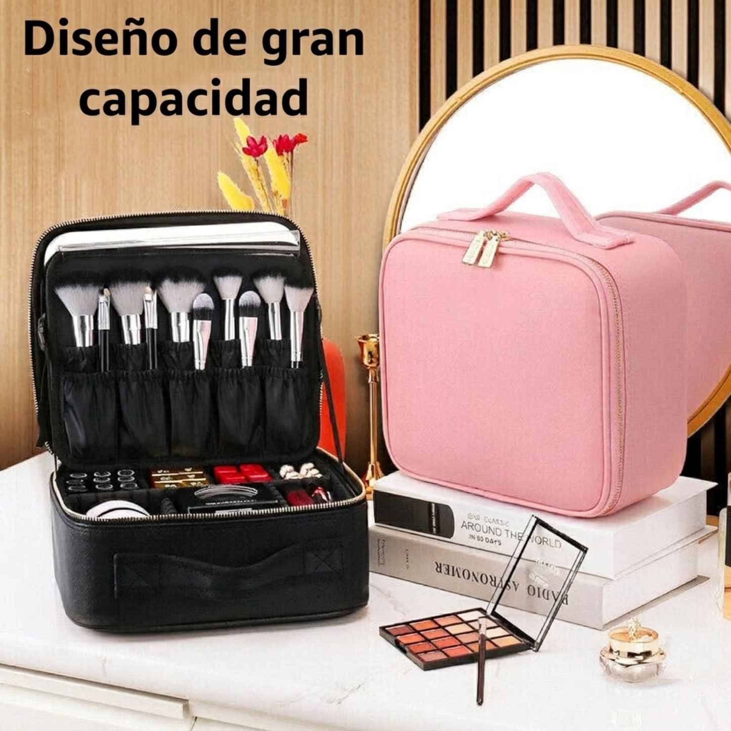 COSMETIQUERA CON LUZ LED – ILUMINACIÓN PROFESIONAL DONDE SEA 💡