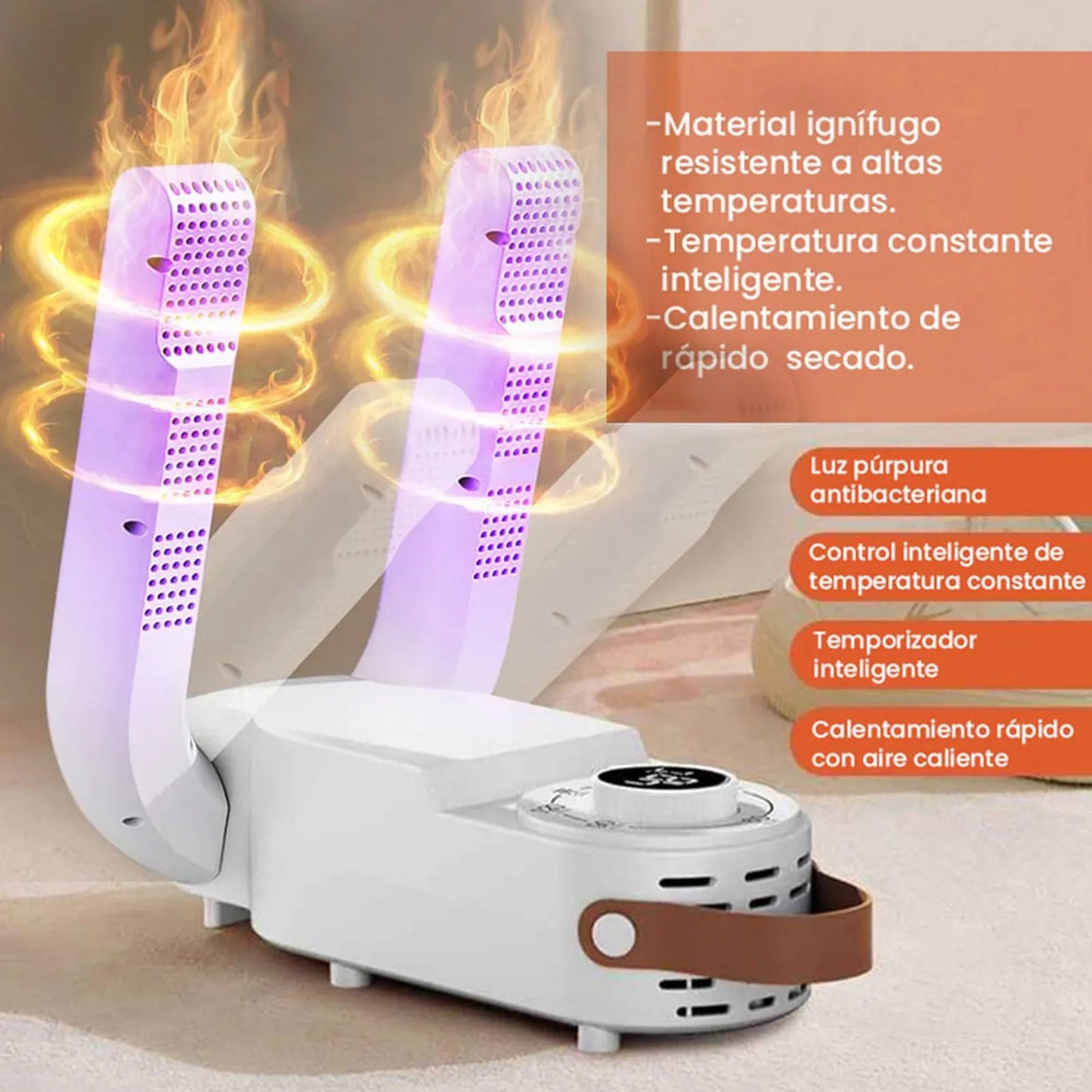 SECADOR ELÉCTRICO DE ZAPATOS ANTIHUMEDAD Y ANTIOLOR