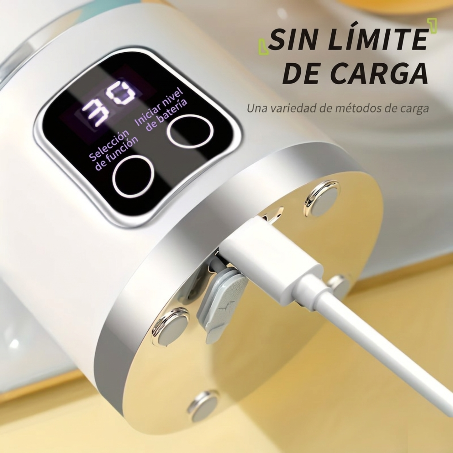 LICUADORA PORTÁTIL RECARGABLE – BATIDOS FRESCOS DONDE QUIERAS