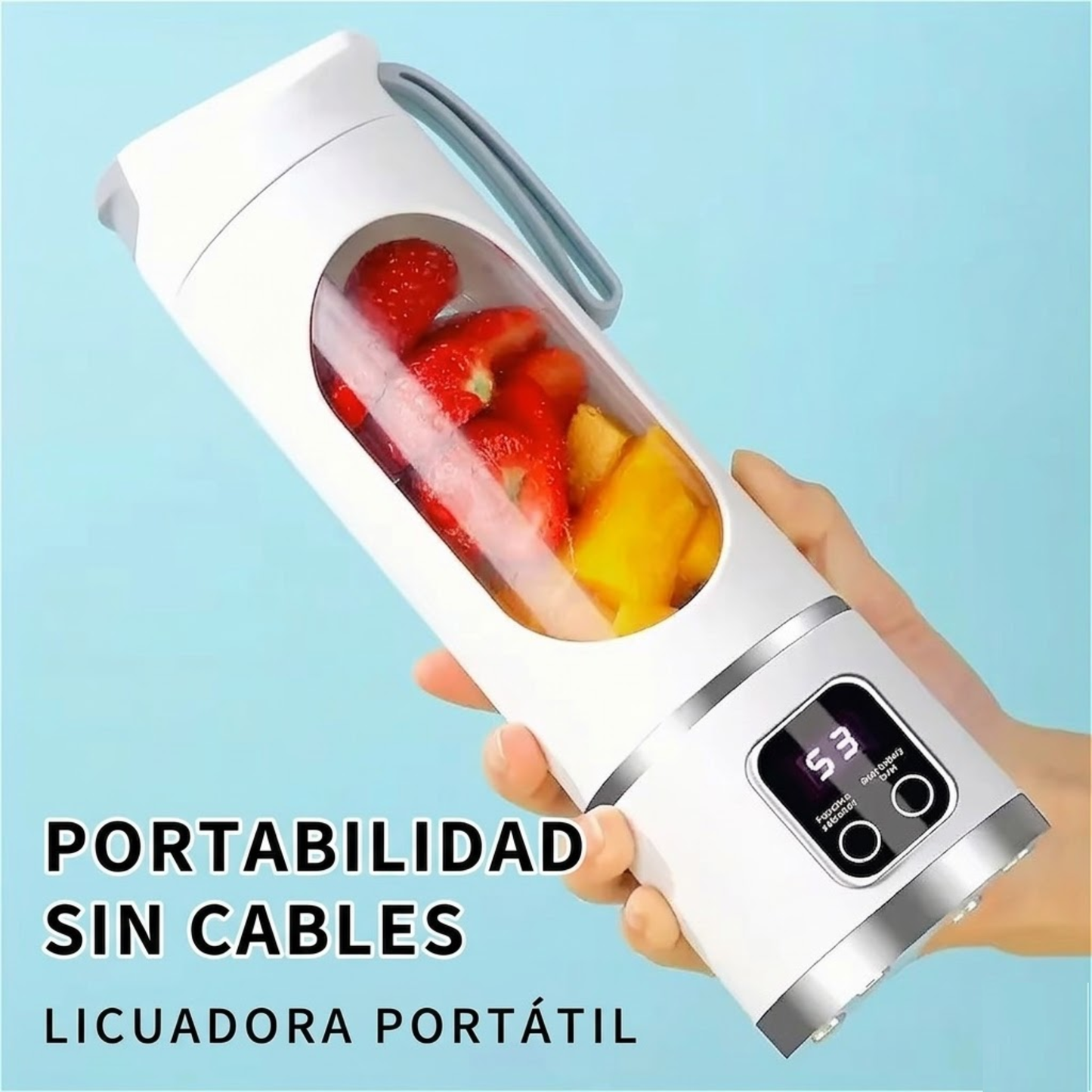 LICUADORA PORTÁTIL RECARGABLE – BATIDOS FRESCOS DONDE QUIERAS