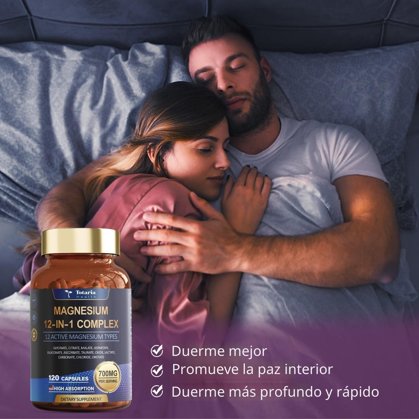 MAGNESIUM 12 EN 1 PREMIUM COMPLEX - 120 CÁPSULAS
