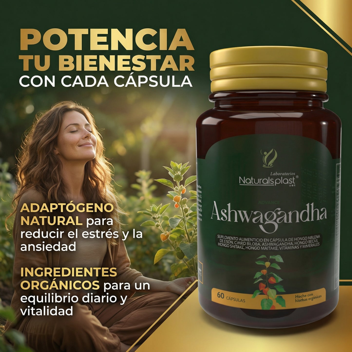 ASHWAGANDHA - SUPLEMENTO ALIMENTICIO