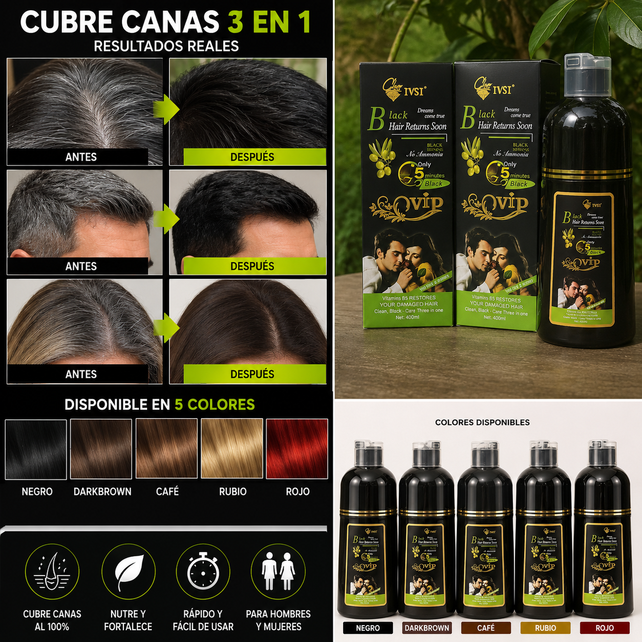 CUBRE CANAS 3 EN 1 de 400ML