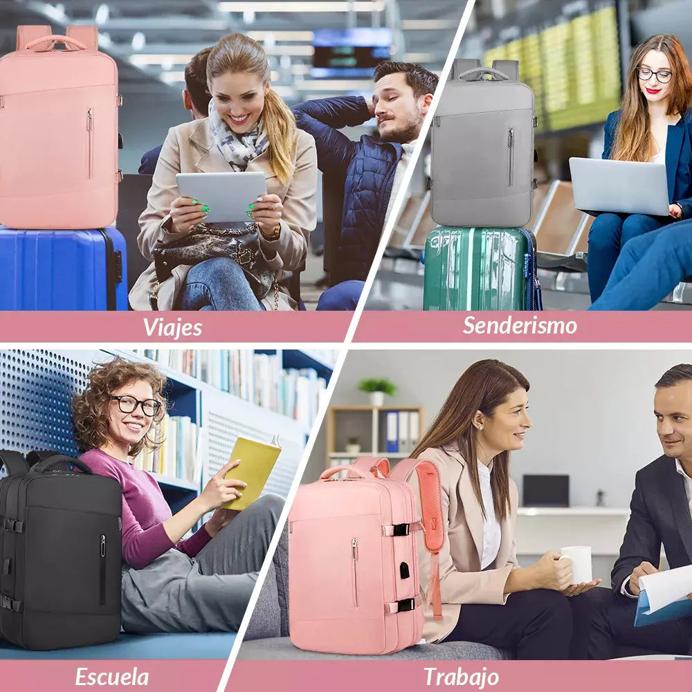 MOCHILA MULTIFUNCIONAL CON PUERTO USB