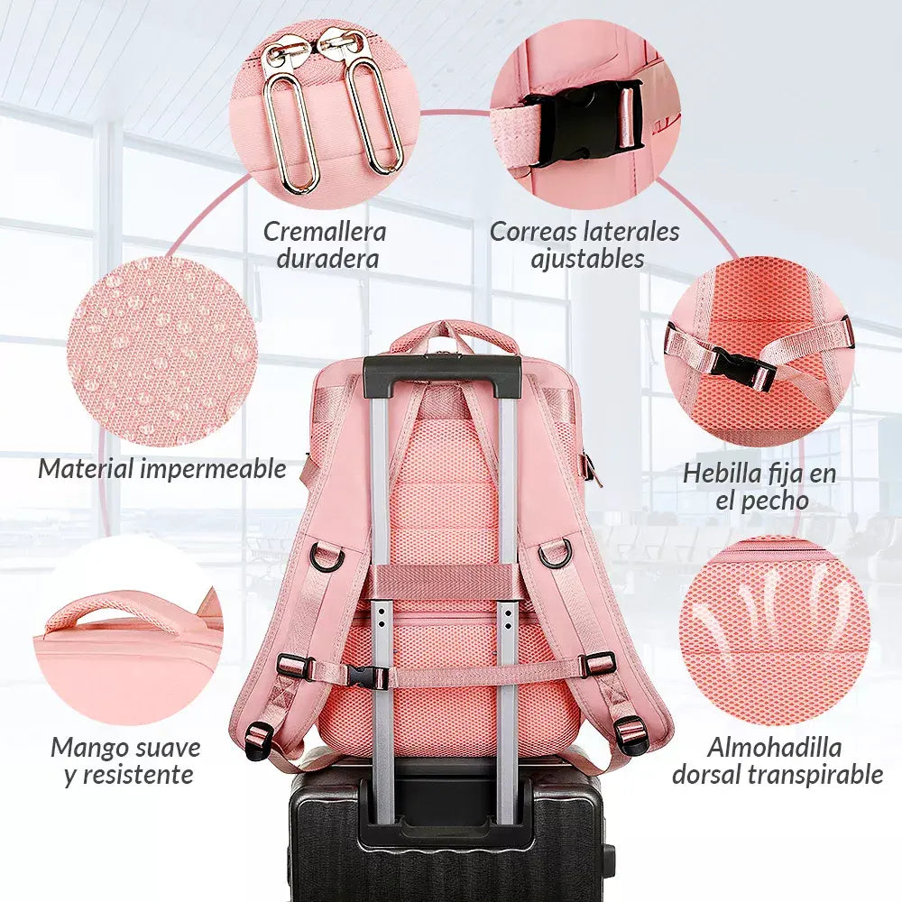 MOCHILA MULTIFUNCIONAL CON PUERTO USB
