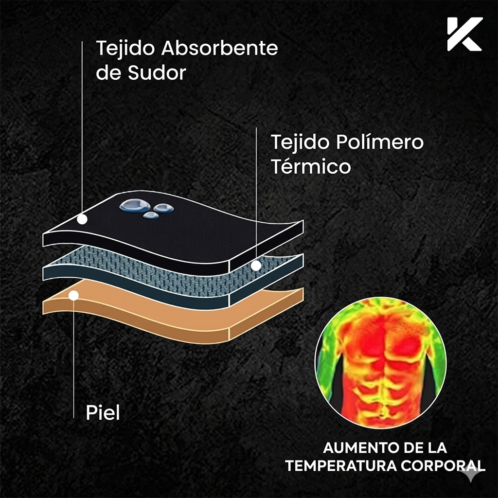 CHALECO REDUCTOR TIPO SAUNA PARA HOMBRE