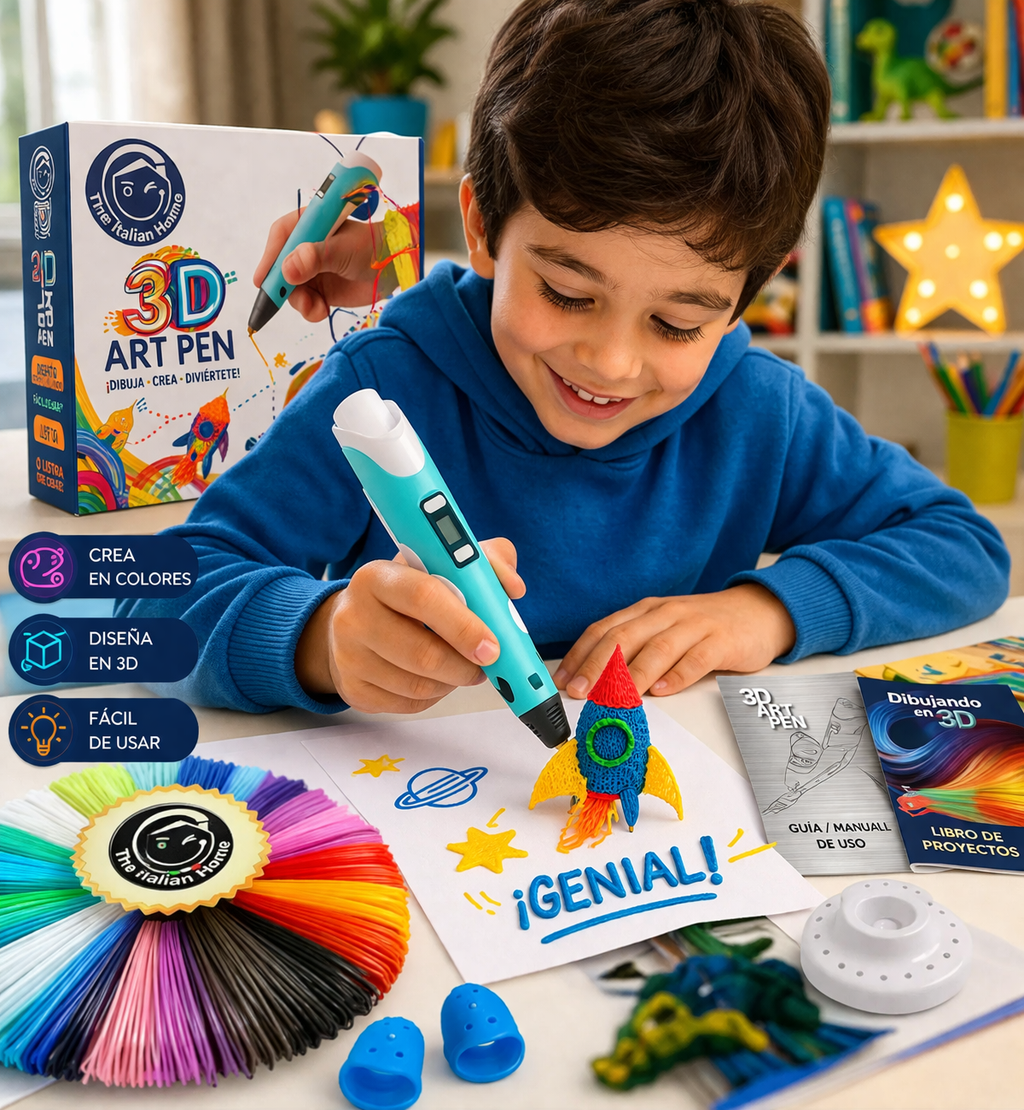 LÁPIZ 3D INTELIGENTE CON PANTALLA LED