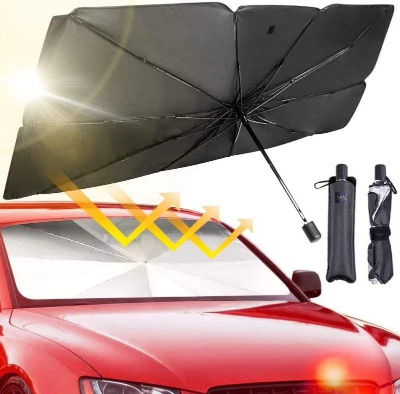 SOMBRILLA PARASOL PARA CARRO TIPO PARAGUAS PLEGABLE