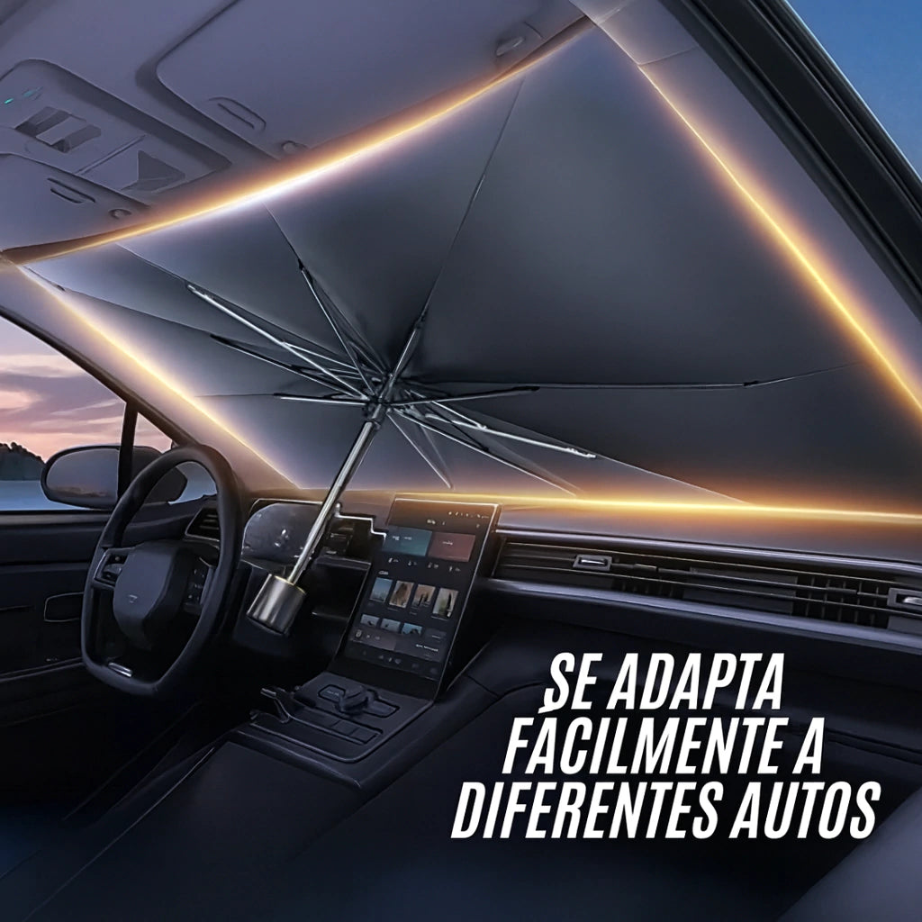 SOMBRILLA PARASOL PARA CARRO TIPO PARAGUAS PLEGABLE