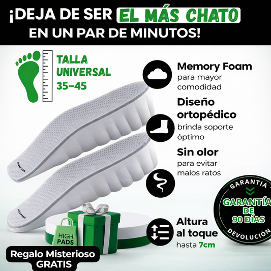 PLANTILLAS ORTOPEDICAS -  HIGHPADS 2.0