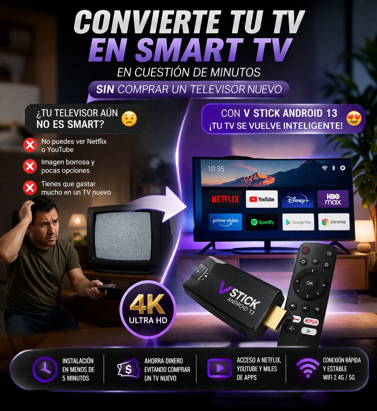 TV STICK ANDROID PRO