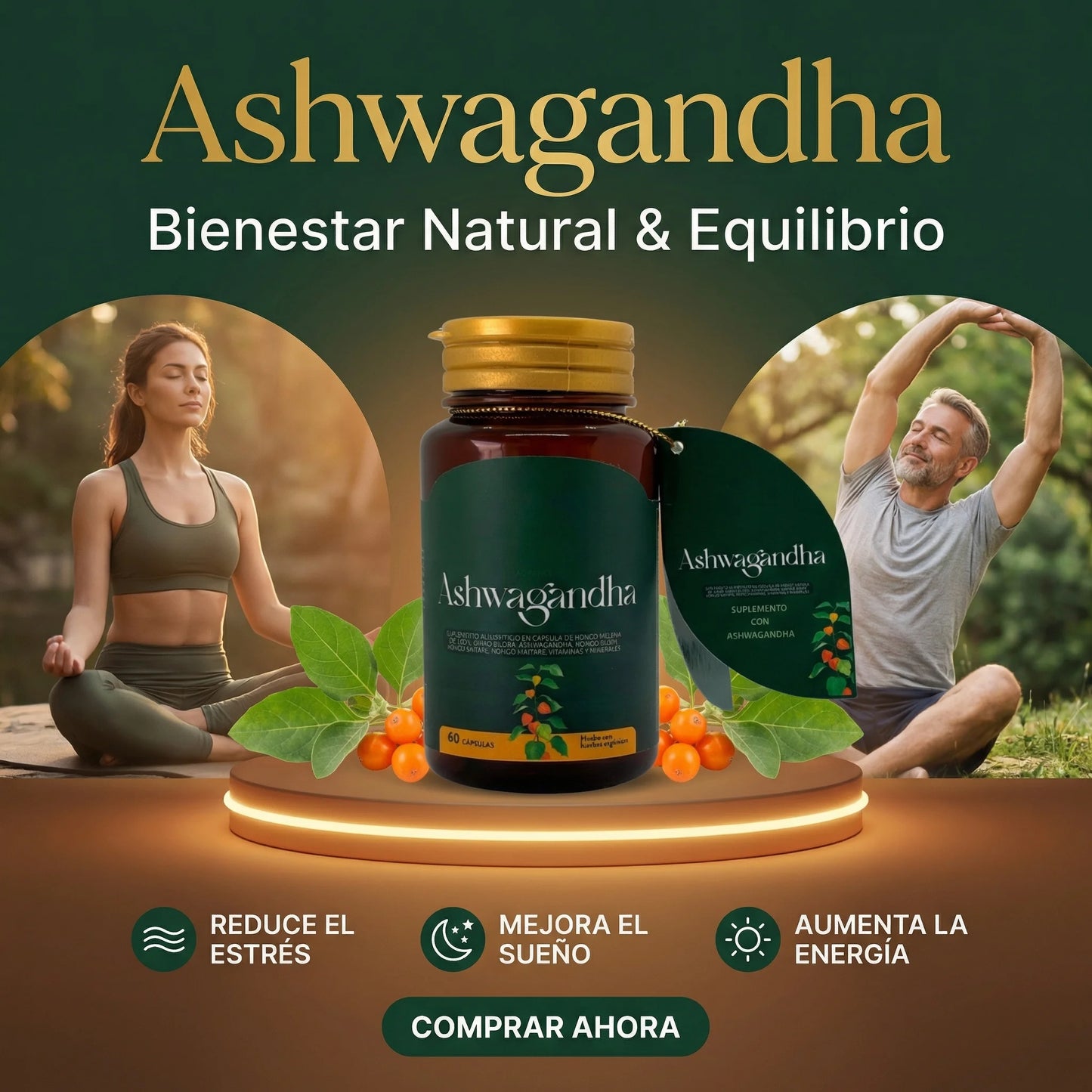 ASHWAGANDHA - SUPLEMENTO ALIMENTICIO